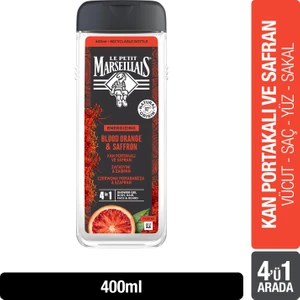 Le Petit Marseillais Kan Portakalı ve Safran Duş Jeli ve Şampuan 400 ml For Men