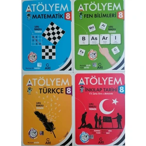 Arı Yayıncılık 8.Sınıf  LGS Atölyem 4'Lü Soru Bankası Seti