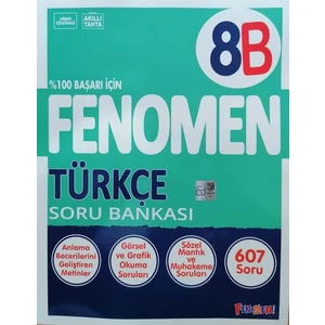 Fenomen Okul Yayınları 8.Sınıf LGS Yeni Baskı Türkçe - B Soru Bankası