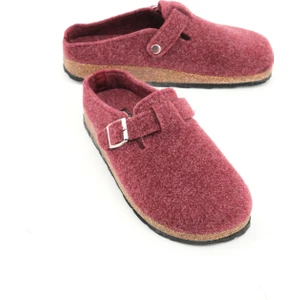 Kışlık Mantar Taban Tokalı Ayarlanabilir Ev Bahçe Kadın Terlik