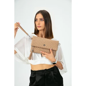 Uzun Omuz Askılı Clutch Portföy Çantası