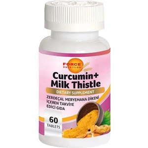 Force Nutrition Kurkumin Zerdeçal Meryemana Dikeni 60 Tablet