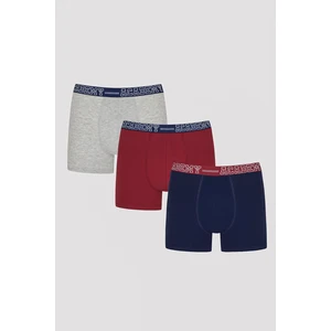 Erkek Color Academy 3lü Boxer - Unique Koleksiyonu