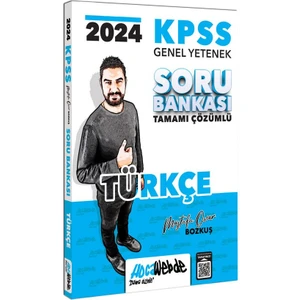 Hocawebde Yayınları 2024 KPSS Genel Yetenek Türkçe Tamamı Çözümlü Soru Bankası