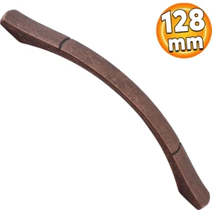 Berilay Çizgili Mobilya Mutfak Dolabı Çekmece Dolap Kapak Kulpu Kulbu Antik Bakır 128 mm Metal Kulp
