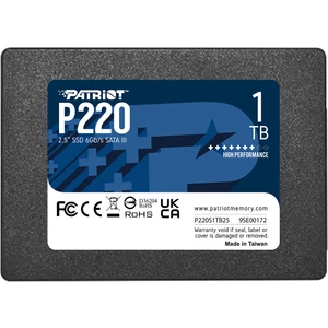 P220 1TB 550-500MB Sata3 SSD