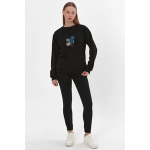 Alexander Gardi Baskılı Ribanalı Sweatshirt (E22-75600)
