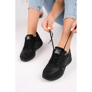 Asel Garantili Kadın Ortopedik Günlük Bağcıklı Yandan Fermuarlı Rahat Sneaker Spor Ayakkabı
