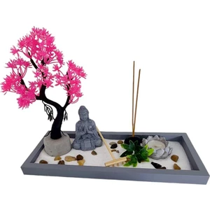 T. Concept Dekoratif Buda Heykeli Dikdötgen Zen Bahçesi