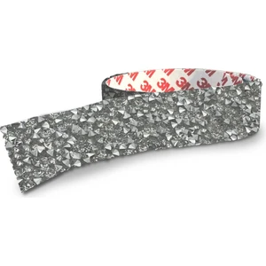 Boss Tape Beyaz Taşlı Kendinden Yapışkanlı Bant En:2,5 cm Boy:40 cm