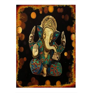 Ganesha Hediyelik Ahşap Tablo