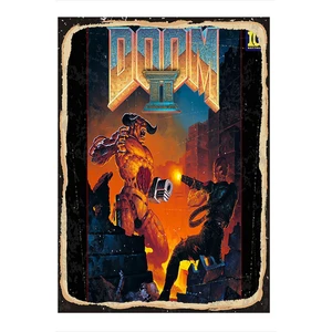 Doom 2 Hediyelik Mdf Tablo