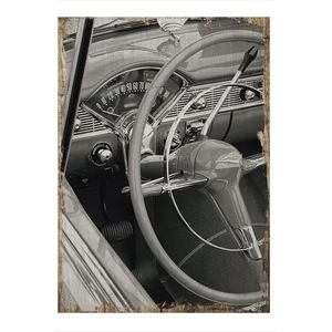 Klasik Araba  Tasarım Mdf Tablo