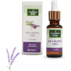 Modern Aktar Doğal Katkısız Saf Lavanta Yağı 20 ml