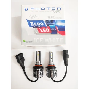 Photon Zero H1 H3 H4 H7 H8 H9 H11 H27 Hb3 9005 Hb4 9006+3 Plus Fansız LED Xenon Buz Beyaz 12V-24V Uyumlu 6000 Kelvin