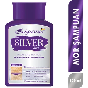 Silver Mor Şampuan 300 ml -  ve Keratin Içerikli - Renk Koruyucu
