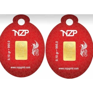 NZP Gold 0.10 Gram 24 Ayar Altın - 2 Adet