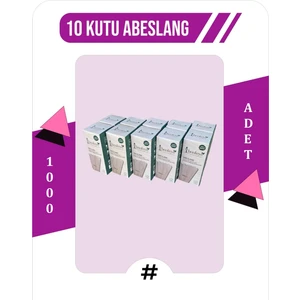 Abeslang Tahta Dil Basacağı 100 Adet x 10 Kutu