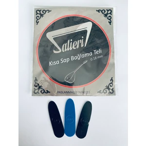 Salieri 0.18MM Kısa Sap Bağlama Teli + Mızrap Hediyeli
