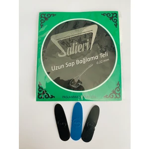 Salieri 0.22MM Uzun Sap Bağlama Teli + Mızrap Hediyeli