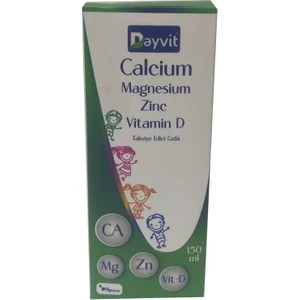 Ocean Dayvit Calcium Magnesium Zinc Vitamin D Sıvı 150ML