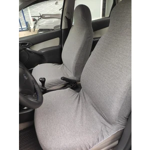 Üniversal Yazısız Gri Oto Atlet Servis Kılıfı 4 Parça SER-0053