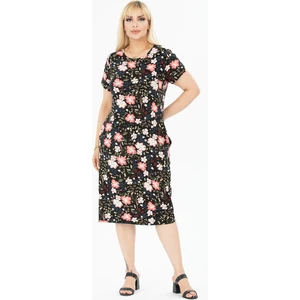 Yazlık Cepli Büyük Beden Elbise 34D-2397
