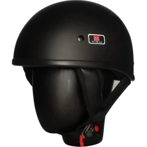 Motosiklet Kaskı Abs Materıal Yarım Chopper Model Kask Retro Model Harley Kask Mat Black
