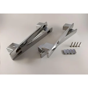 Glass Makro Duşakabin Cam Kapı Kulp Parlak Kol (Ayarlı 14-16 Cm)