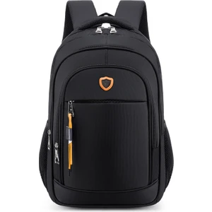 Love Home Büyük Kapasiteli Okul İş Sırt Çantası - Mandalina Rengi (Yurt Dışından)