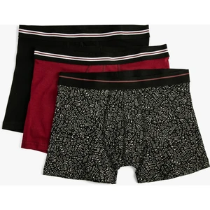 3'lü Boxer Seti Baskılı Çok Renkli