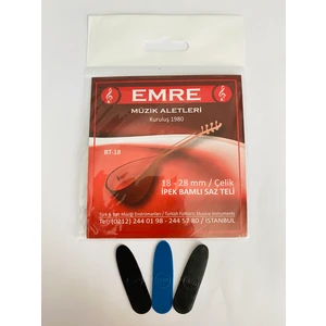 Emre 0.18MM Ipek Bamlı Kısa Sap Bağlama Teli + Mızrap Hediyeli