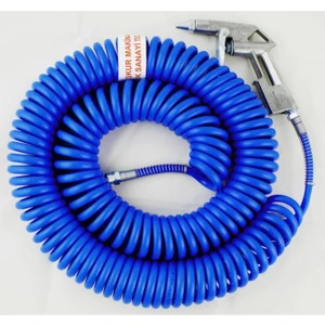 İşkur Makina 10 Lt 10 Bar Kompresör – 0,75 HP Motorlu, 15 m Spiral Hava Hortumu ve Tabanca Aksesuar Seti