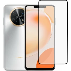 Huawei Nova Y91 Tam Kaplayan Çerçeveli Tempered Ekran Koruyucu - Siyah AL3276