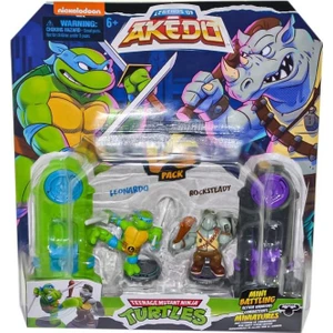 Giochi Preziosi Akedo Leonardo ve Rocksteady 2li Tmnt AKT00100