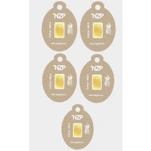 NZP Gold 0.05 Gram 24 Ayar Altın - 5 Adet