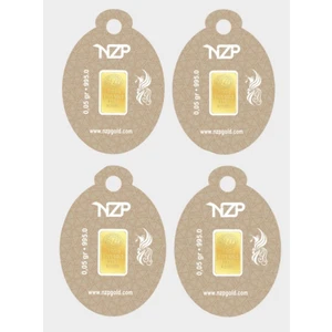NZP Gold 0.05 Gram 24 Ayar Altın - 4 Adet