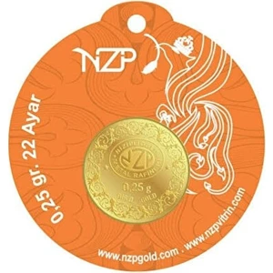 NZP Gold 1 Adet 0.25 Gram 22 Ayar Altın