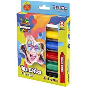 Nova Color Yüz Boyası 6'lı