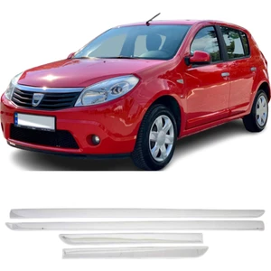 A&G Tuning Dacia Sandero Krom Yan Kapı Çıtası 2007-2012 Arası Paslanmaz Çelik