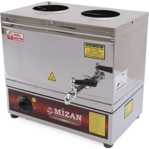 mizan Çay Semaveri Çay Kazanı 19LT Elektrikli 2 Hazneli (Demlik Dahil Değildir)