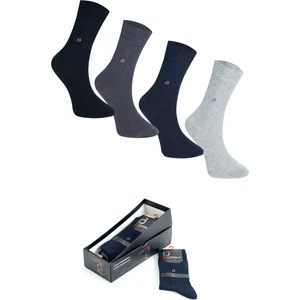 Erkek 6'lı Kutu Dikişsiz Bambu Soket Çorap