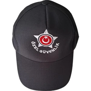 Eleven Markets Özel Güvenlik Şapkası Bayrak Detaylı Güvenlik Şapkası