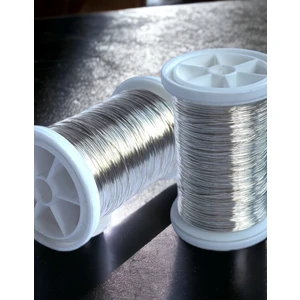 gürbüz filografi 0.30mm (100gr - 150m ) Bakır Üstü Gümüş Kaplı Parlak Gümüş Renkli Filografi Ve Çiçek Teli