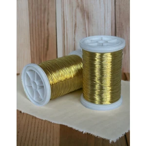 0.30MM(100GR-150METRE) Buğday Sarı Renkli Gümüşlü Filografi Teli