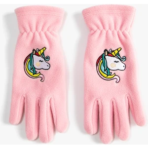 Polar Eldiven Unicorn İşlemeli
