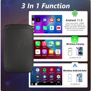 USB Kablosuz Carplay 2023 Iphone&android Youtube/netflix/disney/google Play Destekli