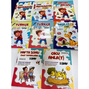 Mavi Deniz Yayınları 2. Sınıf Set 2024 (8 Kitap)