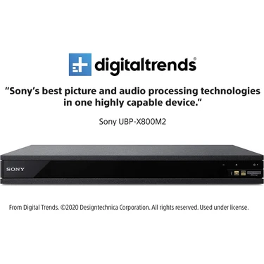 Sony UBP-X800M2 4K UHD Ev Sineması Akışı Blu-Ray Disk Fiyatı