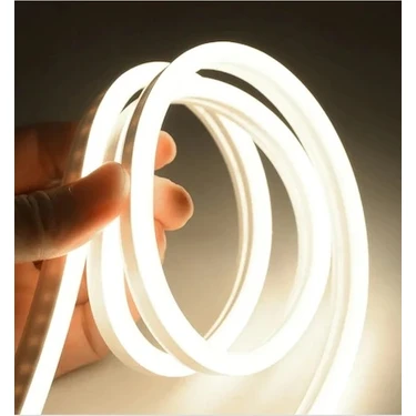 Yuled 2 Metre Gün Işığı Neon 220 V Esnek Hortum Şerit LED Işık Aydınlatma + Güç